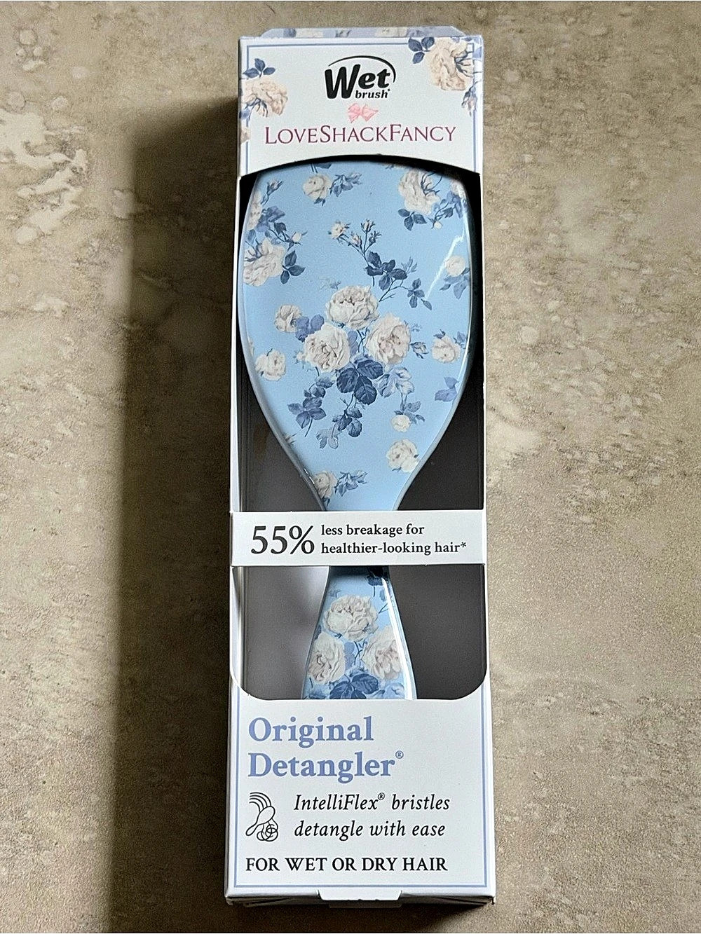 Wet Brush Original Detangler LoveShackFancy Floral Hair Brush